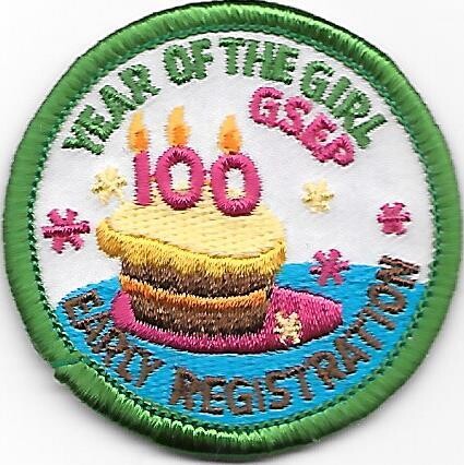100th Anniversary Patch Year of the Girl Early Reg GSEP