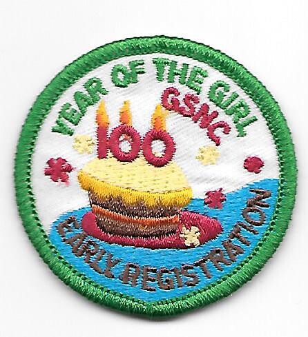 100th Anniversary Patch Year of the Girl Early Reg GSCNC