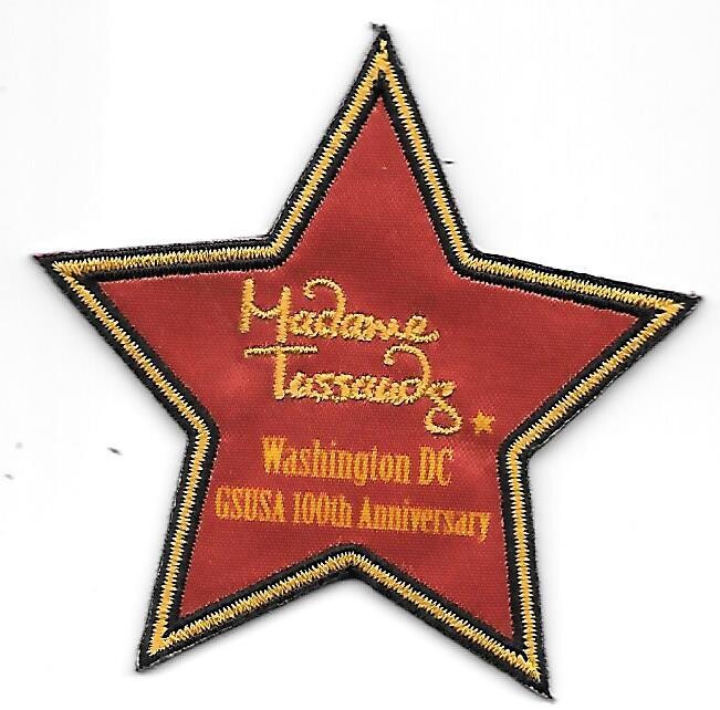 100th Anniversary Patch Madame Tussauds Washington DC