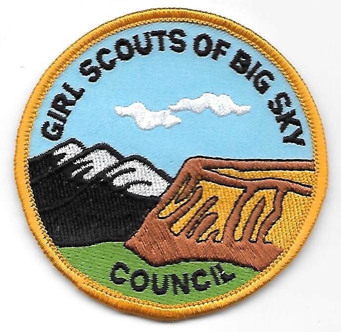 Big Sky Council (Girl Scouts of)  council patch (Montana)