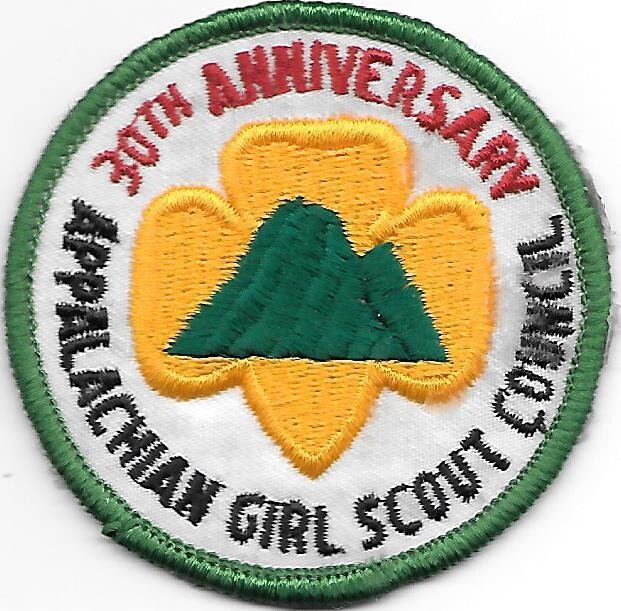 Appalachian GSC 30th anniversary council patch (Tennessee)