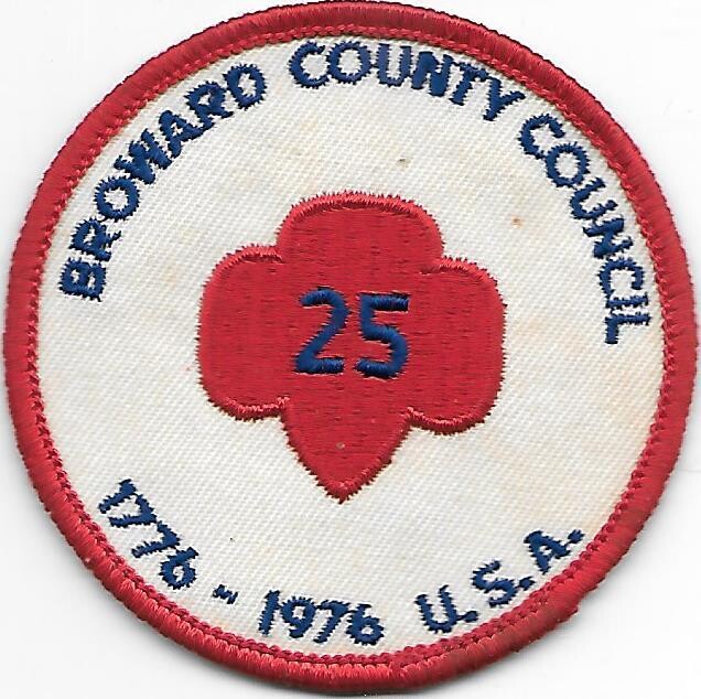 Broward County Council 25th anniversary patch (Florida)