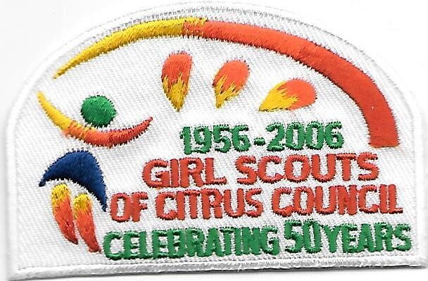 Citrus Council (GS of) 50th anniversary council patch (FL)