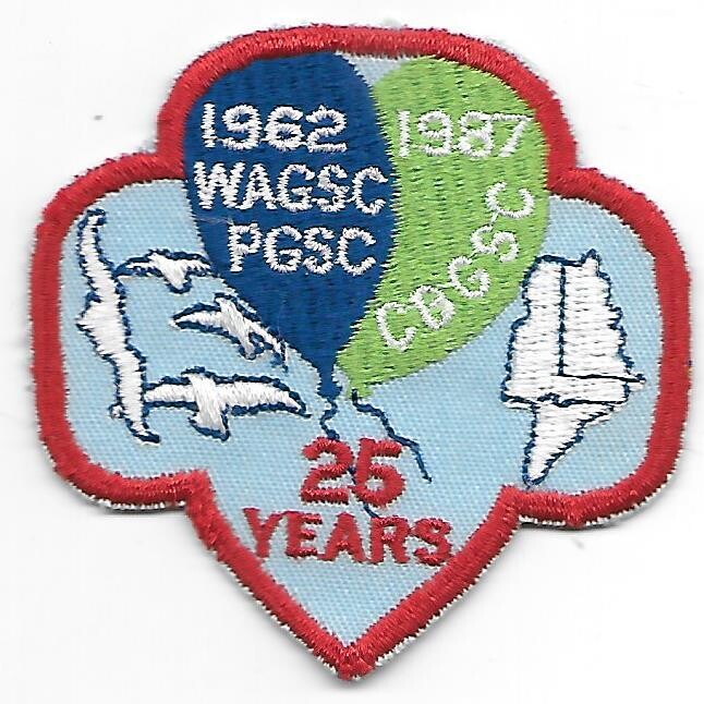 Chesapeake Bay GSC 25th anniversary council patch (DE)