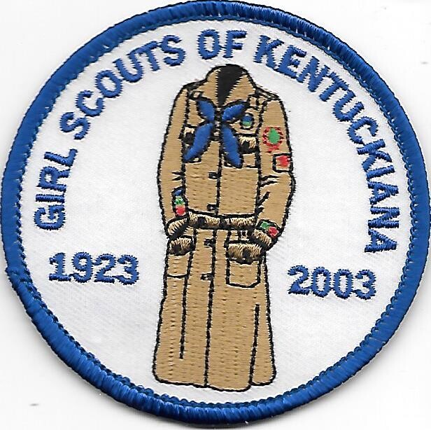 Kentuckiana GSC 80th anniversary council patch (KY)