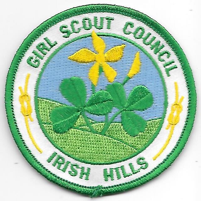 Irish Hills GSC council patch (MI)