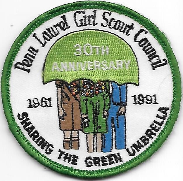 Penn Laurel GSC 40th anniversary council patch (PA)