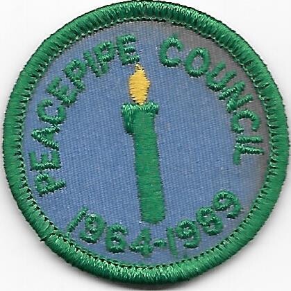 Peacepipe Council 25th anniversary council patch (MN)