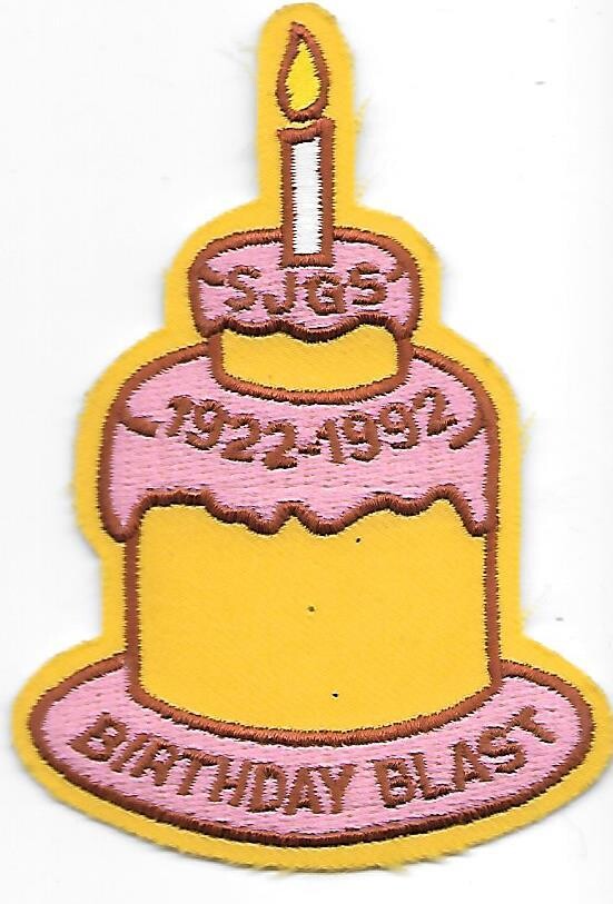 San Jacinto GS 25th anniversary council patch (TX)