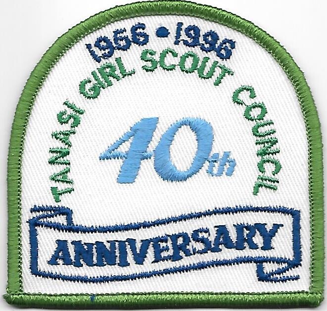 Tanasi GSC 40th anniversary council patch (TN)