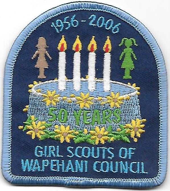 Wapehani Council (GS of) 50th anniversary council patch (IN)