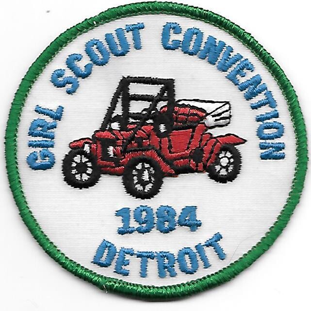 43rd Convention Detroit Patch 1984 (round)