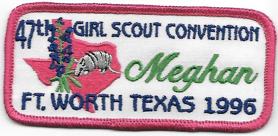 47th Convention Name Tag Patch 1996 (Meghan)