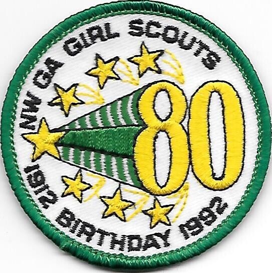 80th Anniversary Patch (NW Ga GSC)