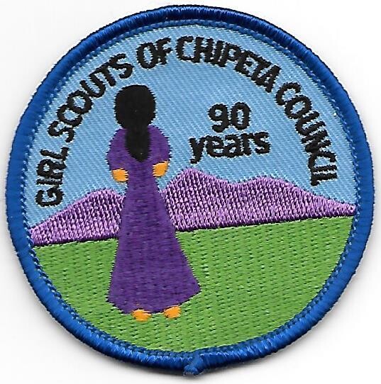 90th Anniversary patch Chipeta council