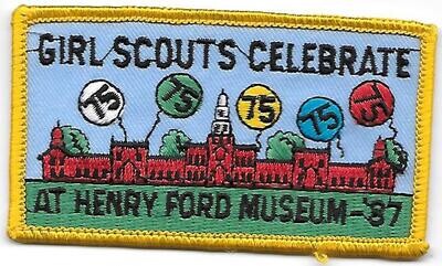 75th Anniversary Patch Henry Ford Museum