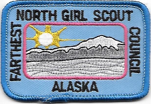 Farthest North GSC council patch (Alaska)
