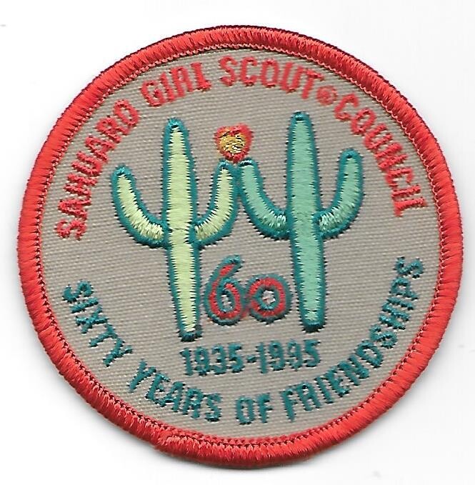 Sahuaro GSC 60th anniversary council patch (AZ)