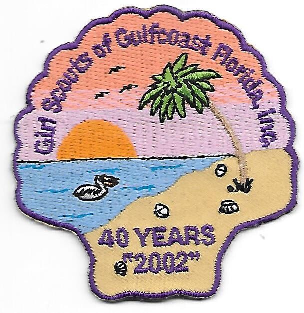 Gulfcoast Florida Inc (GS of) 40th anniversary council patch (Florida)