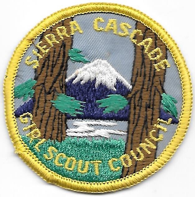 Sierra Cascade GSC council patch (CA)