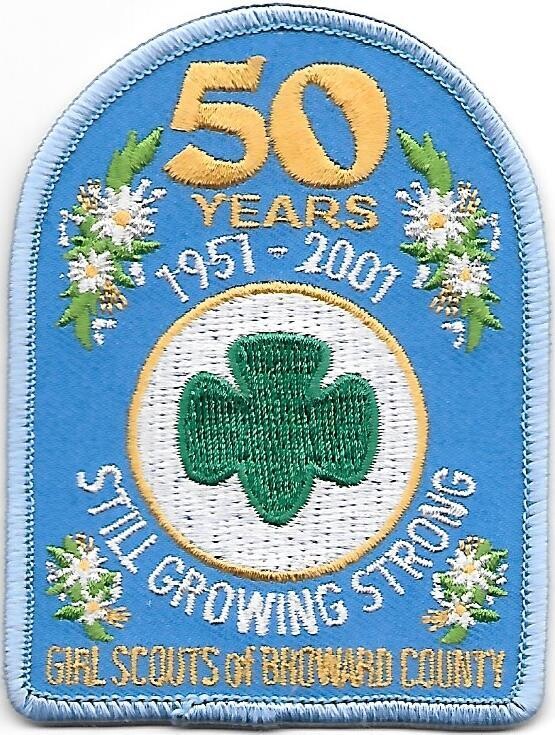 Broward County (GS of) 50th anniversary council patch (Florida)