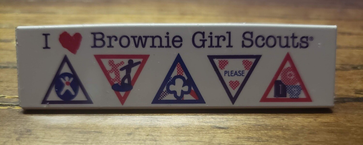 I Love Brownie GS fun Pin GSUSA (1997)