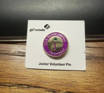 Junior Girl Scout Volunteer Pin (2014-2021)