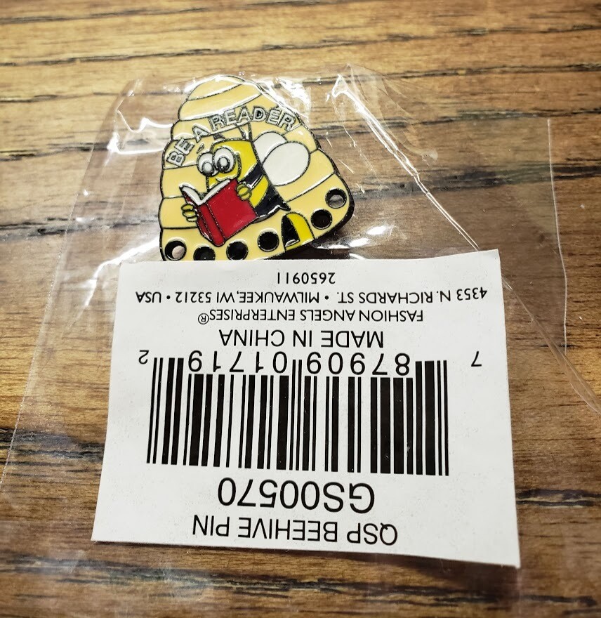 Pin QSP Bee Pin (without charms)