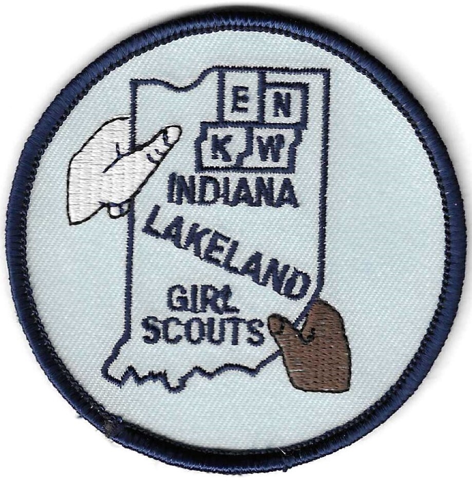 Indiana Lakeland GS council patch (IN)