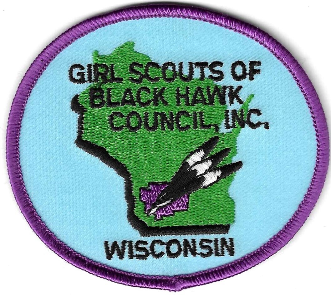 Black Hawk Council Inc (GS of) council patch (Wisconsin)