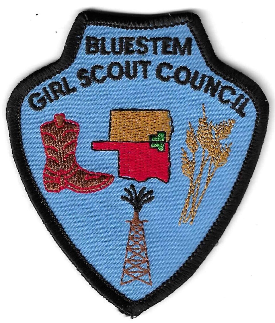 Bluestem GSC council patch (Oklahoma)