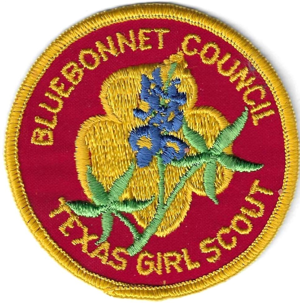 Bluebonnet Council Texas GS council patch (Texas)