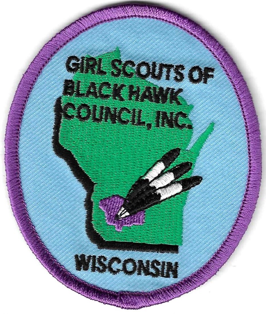 Black Hawk Council Inc (GS of) council patch (Wisconsin)