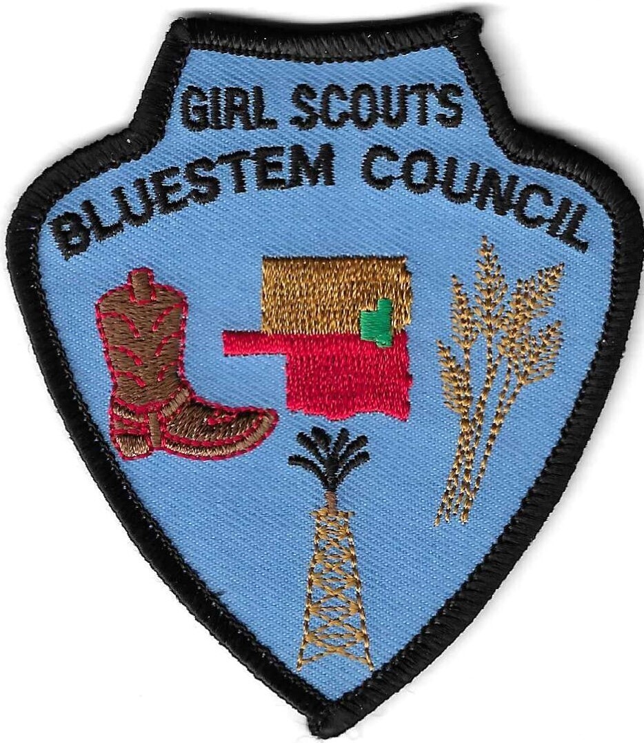 Bluestem Council (GS) council patch (Oklahoma)