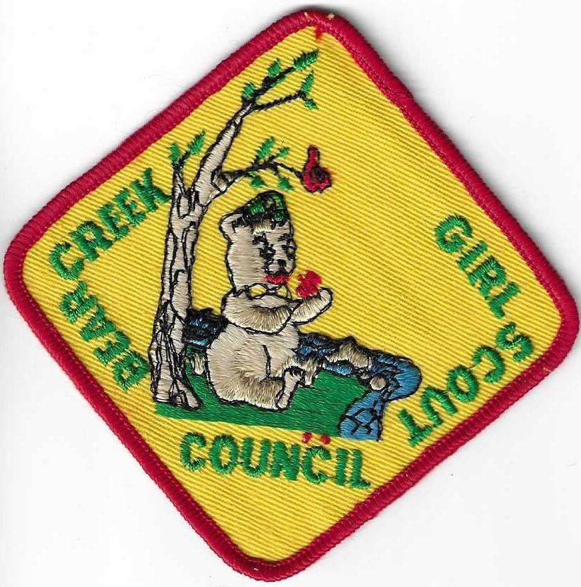 Bear Creek GSC council patch (KY)