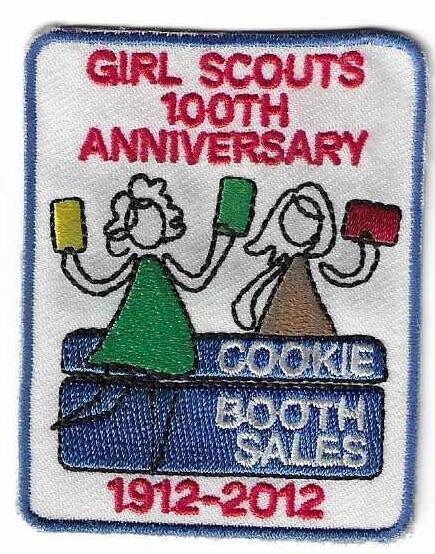 Booth Sales 100th anniversary 2012 Little Brownie Bakers (has dark spot from back bleeding through front)