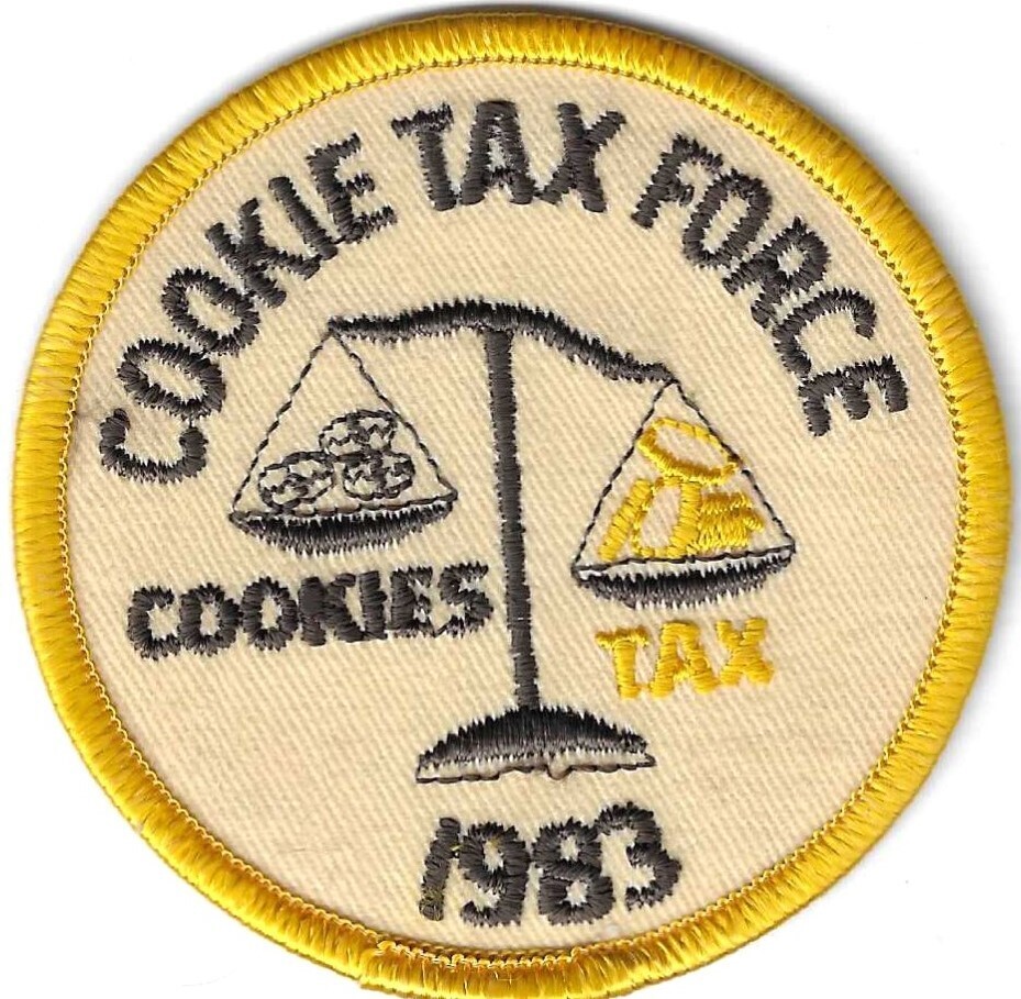 Council Patch Cookie Tax Force 1983 Baker/council unknown