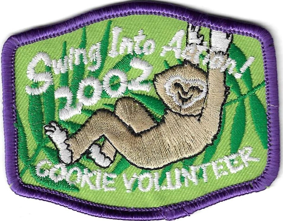 Volunteer (medium purple border) 2002 Little Brownie Bakers