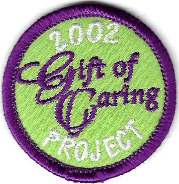 Gift of Caring (bright purple border) 2002 Little Brownie Bakers