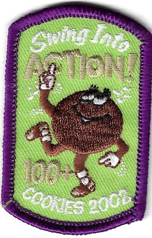 100+ Patch (bright Purple border) 2002 Little Brownie Bakers