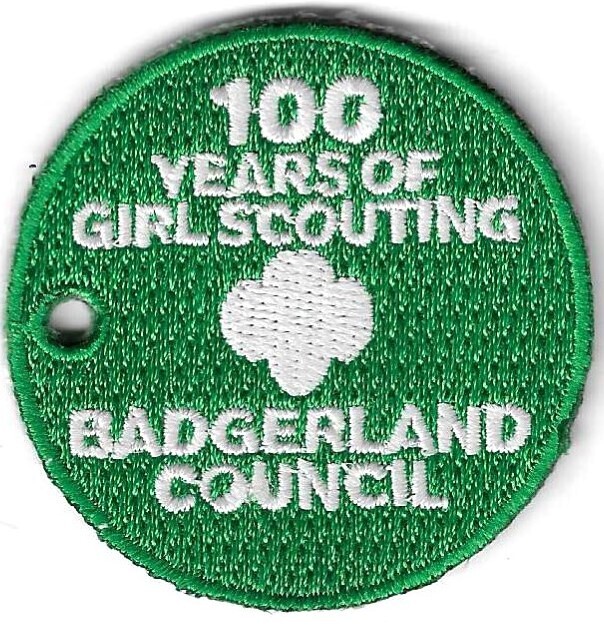 100th Anniversary keychain Badgerland  No keyring