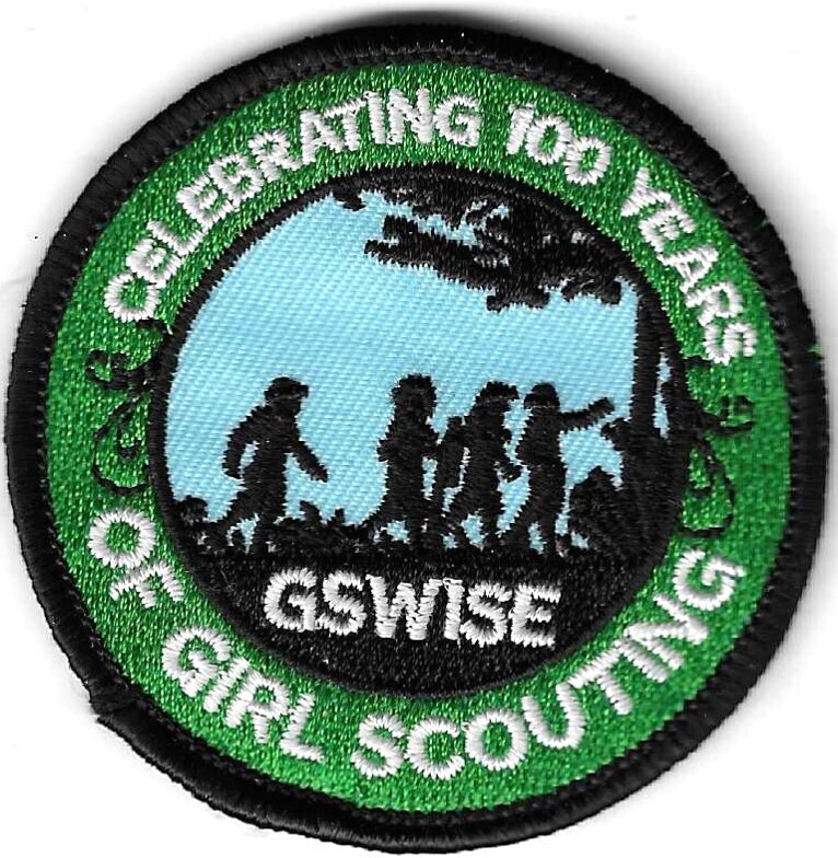 100th Anniversary Patch Celebrating 100 years GSWISE Council