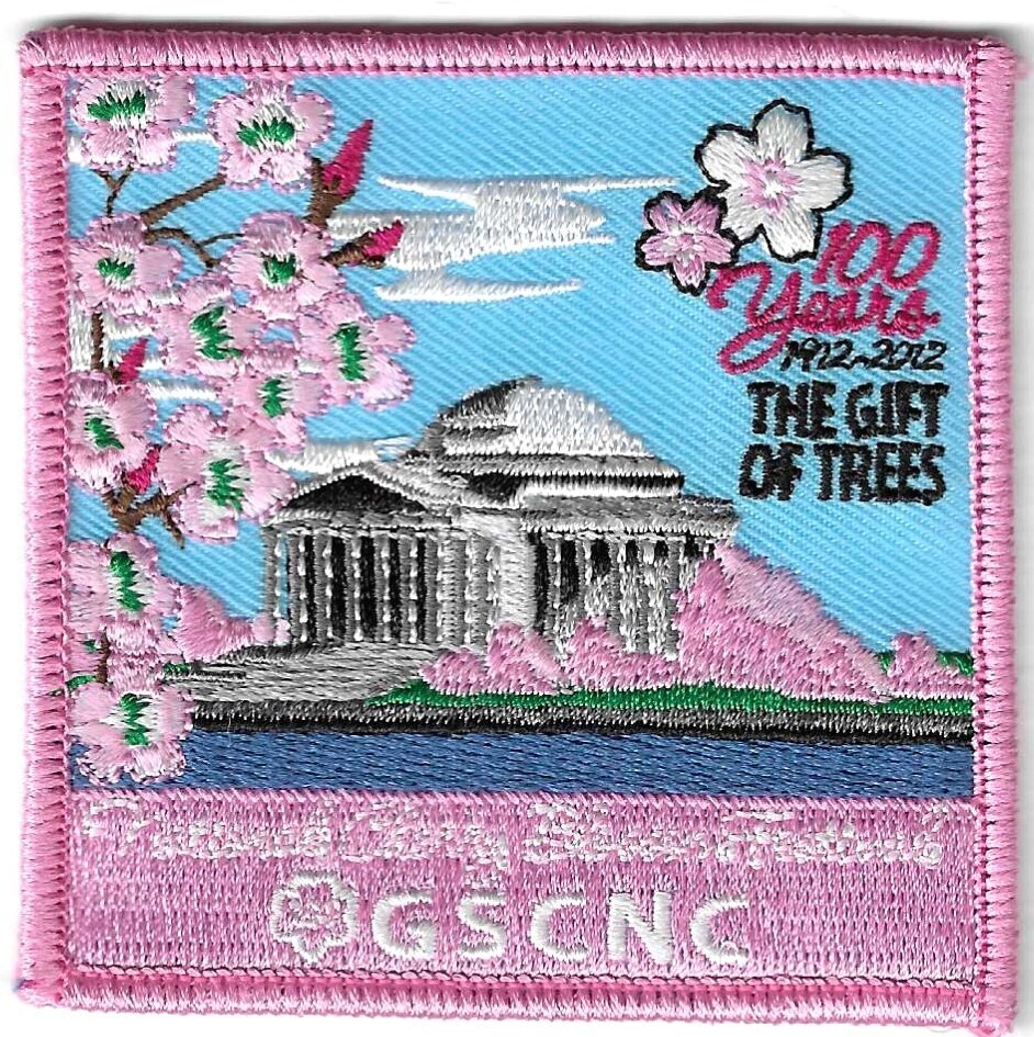 100th Anniversary Patch 100 years The Gift of Trees GSCNC council