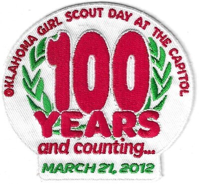 100th Anniversary Patch 100 Years and Counting- OK GS Day at the Capitol