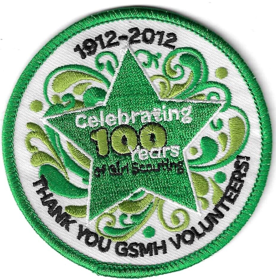 100th Anniversary Patch Celebrating 100 years of GS GSMH Council