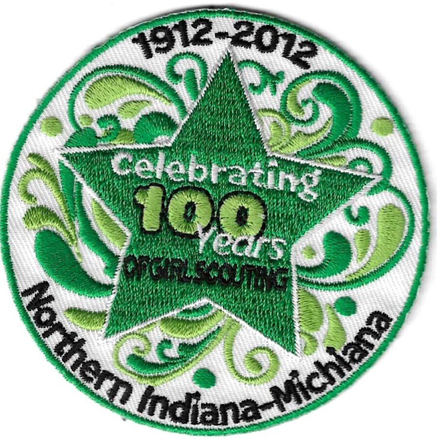 100th Anniversary Patch Celebrating 100 years of GS-GSNIMI Council (this one does have rockers, but I don't have any available)