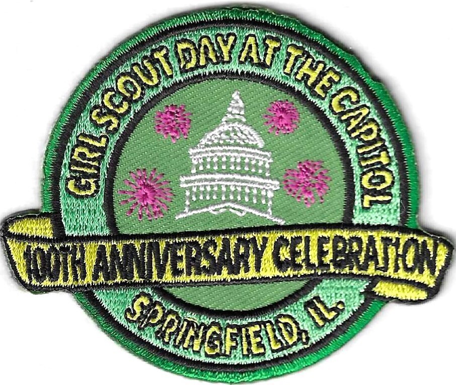 100th Anniversary Patch Day at the Capitol Springfield IL council unknown