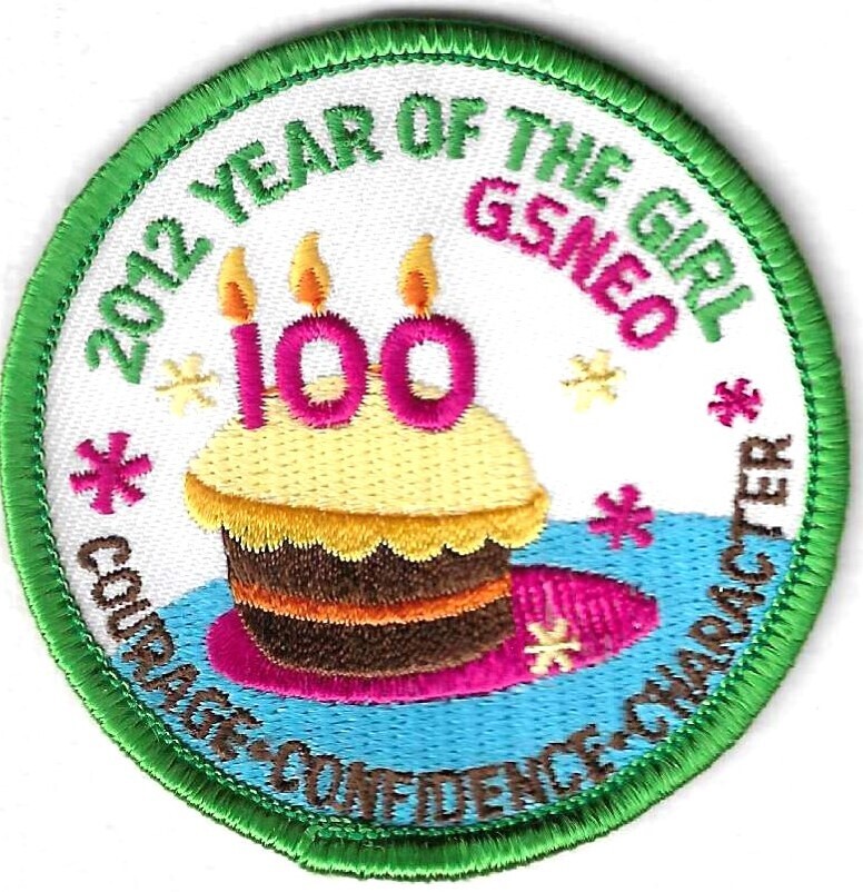 100th Anniversary Patch 2012 Year of the Girl GSNEO