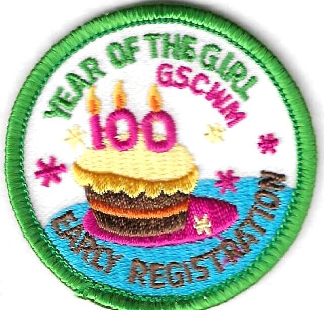 100th Anniversary Patch Year of the Girl Early Reg GSCWM