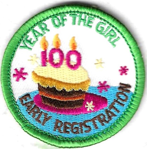 100th Anniversary Patch Year of the Girl Early Reg council unknown
